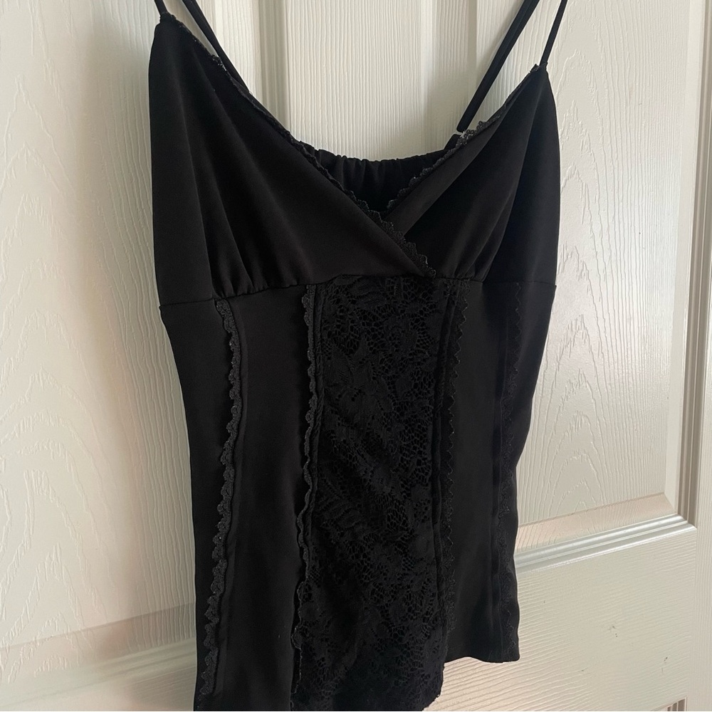 vintage y2k speechless black lace cami top - Picture 3 of 5